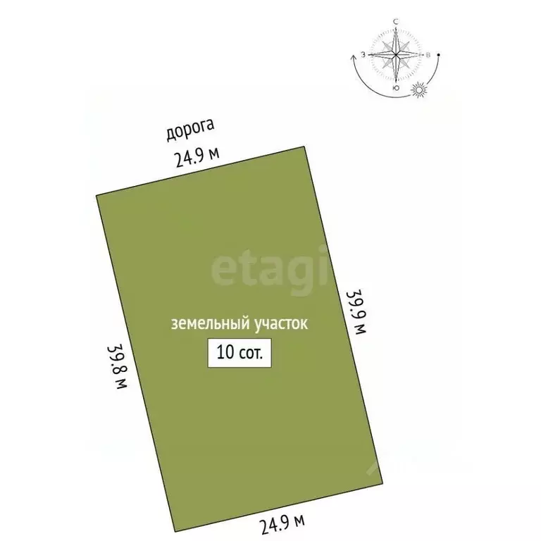 Участок в Саха (Якутия), Якутск проезд Сокровищ, 5 (10.0 сот.) - Фото 2