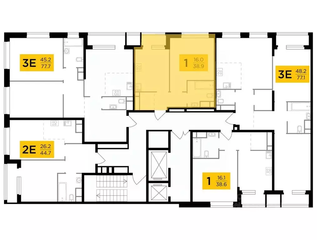 1-к кв. Москва Филатов Луг жилой комплекс, к6 (38.9 м) - Фото 0