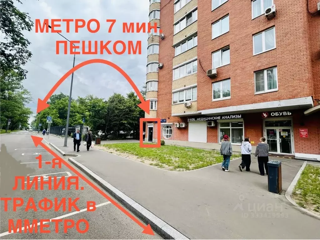 Помещение свободного назначения в Москва Волгоградский просп., 145К2 ... - Фото 2