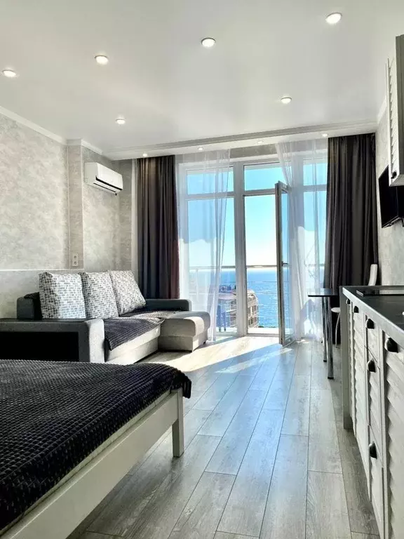 Студия Крым, Ялта муниципальный округ, Отрадное пгт спуск Морской, 3 ... - Фото 1