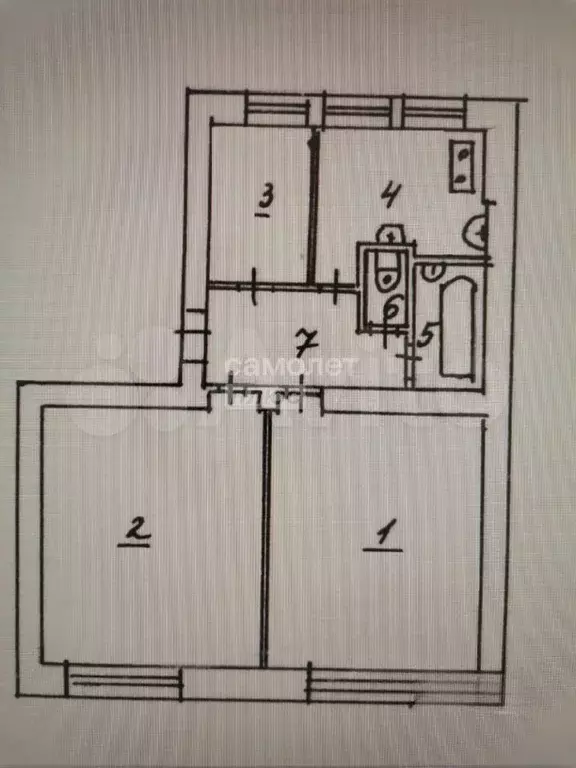 3-к. квартира, 71,6 м, 2/5 эт. - Фото 0