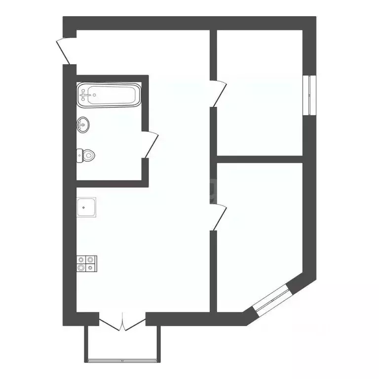 2-к кв. Тульская область, Тула просп. Ленина, 60 (56.8 м) - Фото 2