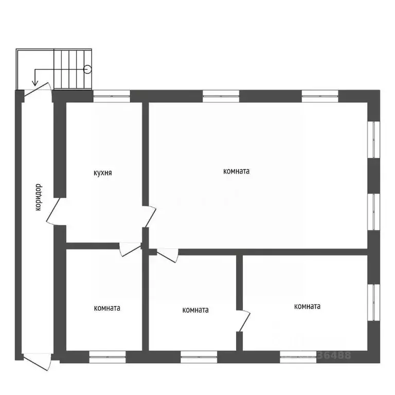 Дом в Амурская область, Благовещенск КПП мкр, ул. Почтовая, 67/3 (45 ... - Фото 1