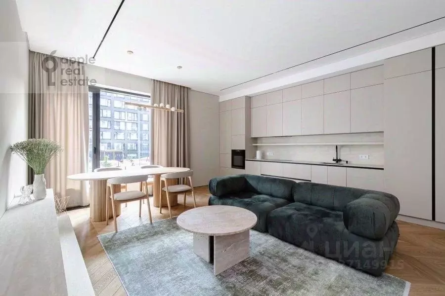 3-к кв. Москва ул. Усачева, 15А (95.0 м) - Фото 2