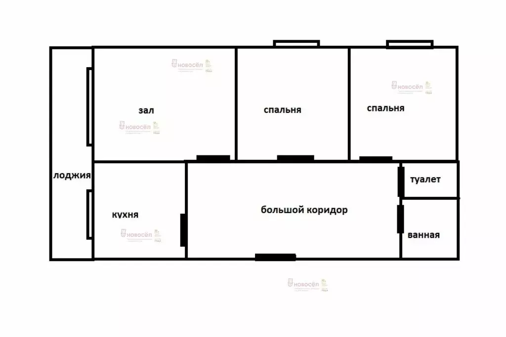 3-комнатная квартира: Екатеринбург, улица Софьи Перовской, 113 (58 м) - Фото 0