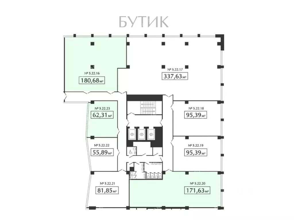 Офис в Санкт-Петербург Левашовский просп., 13И (415 м) - Фото 2