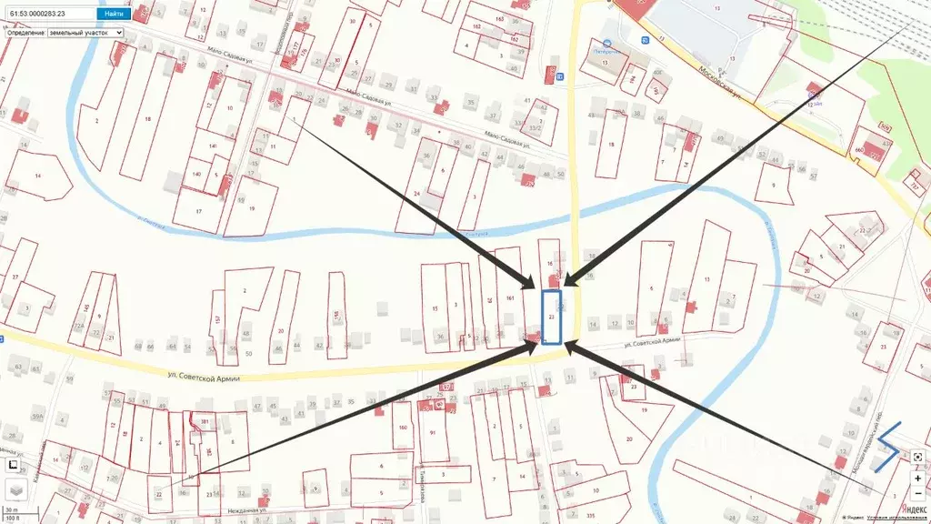 Участок в Ростовская область, Красный Сулин ул. Советской Армии, 22 ... - Фото 1