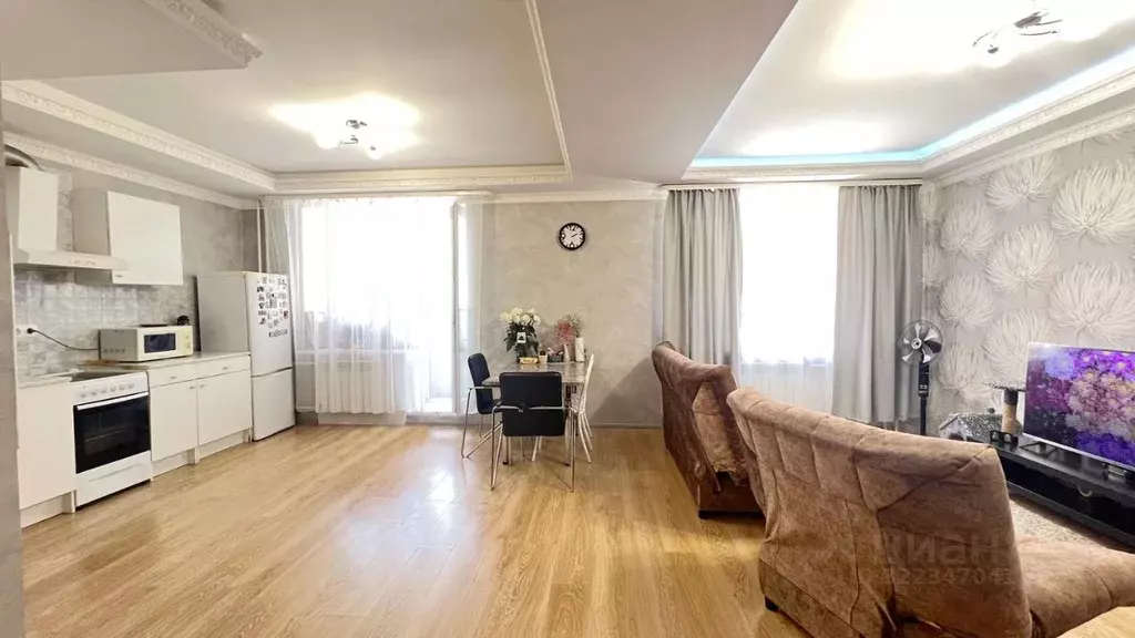 Студия Омская область, Омск ул. Перелета, 12к1 (42.4 м) - Фото 1