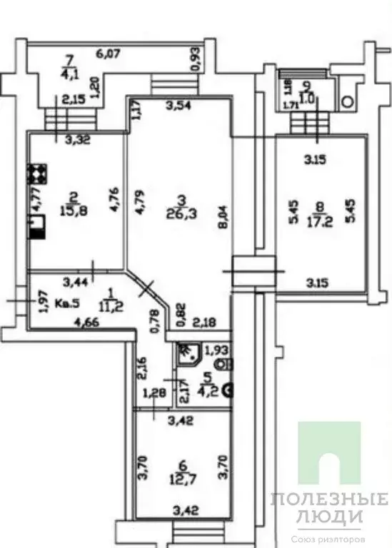 3-комнатная квартира: Йошкар-Ола, улица Анциферова, 46 (93 м) - Фото 1