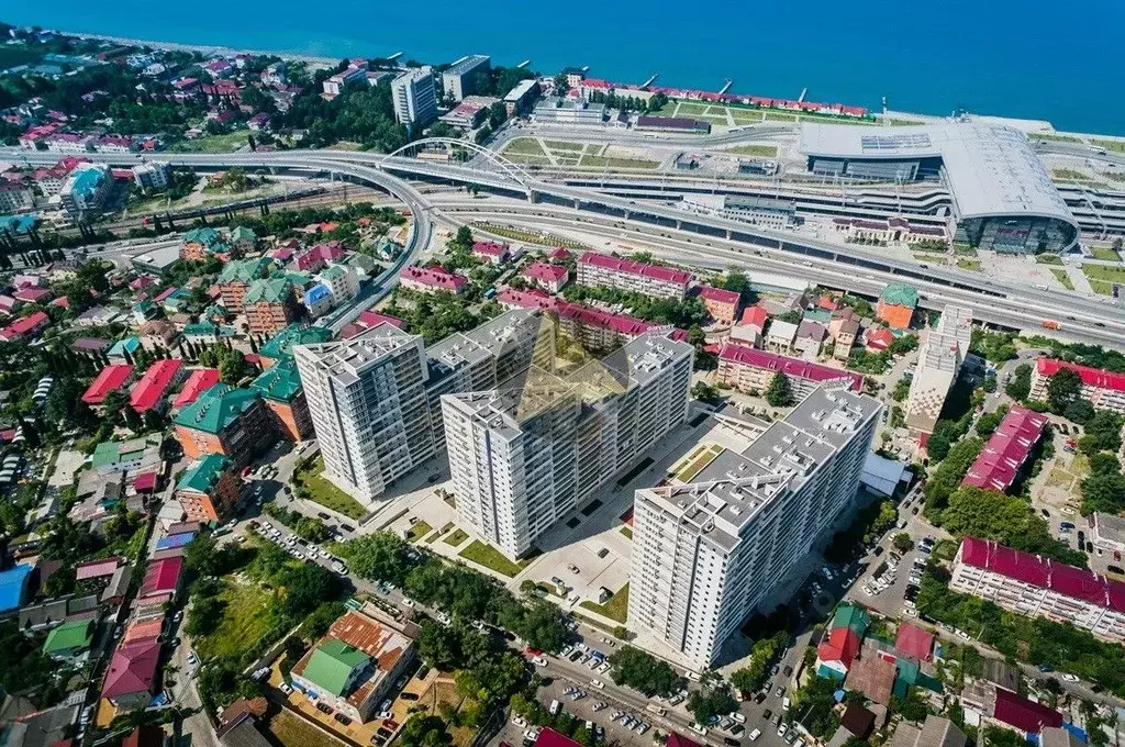 Студия Краснодарский край, Сочи ул. Кирпичная, 2к1 (52.2 м) - Фото 1
