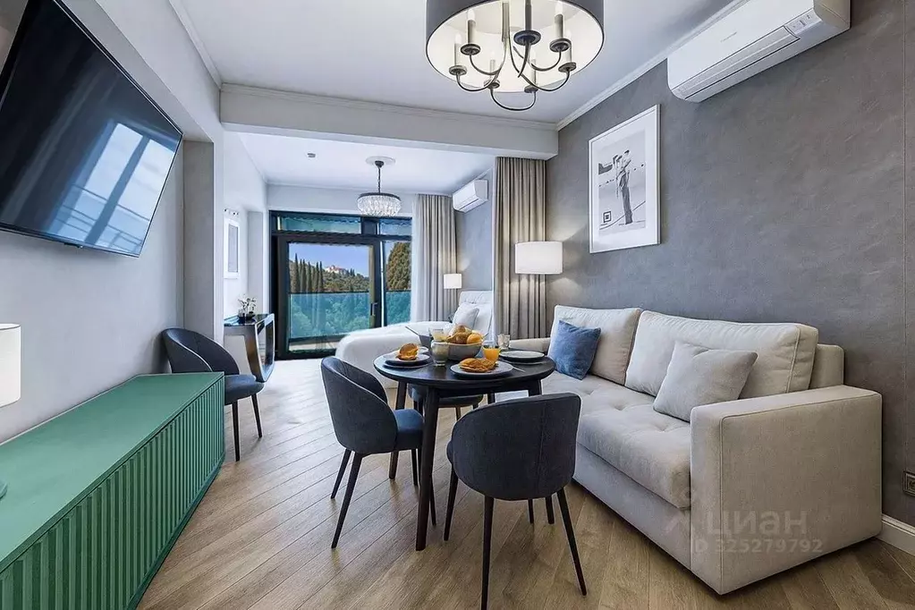 Студия Крым, Ялта Приморский парк имени Гагарина кв-л, 3 (36.0 м) - Фото 2