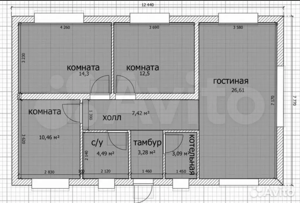 Дом 119 м на участке 8 сот. - Фото 0