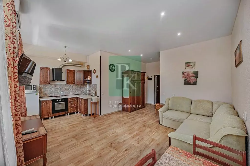 Студия Севастополь ул. Пляж Омега, 4-9 (30.5 м) - Фото 1