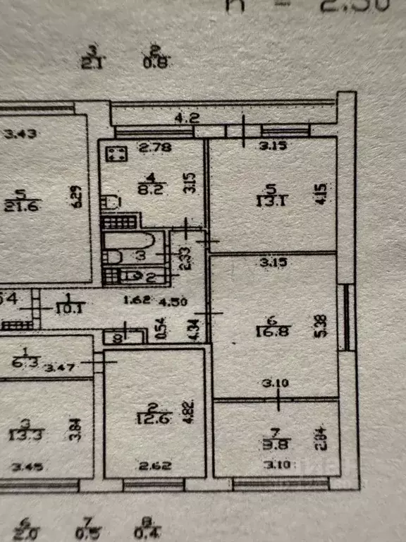 3-к кв. Санкт-Петербург Дачный просп., 16к7 (60.3 м) - Фото 2