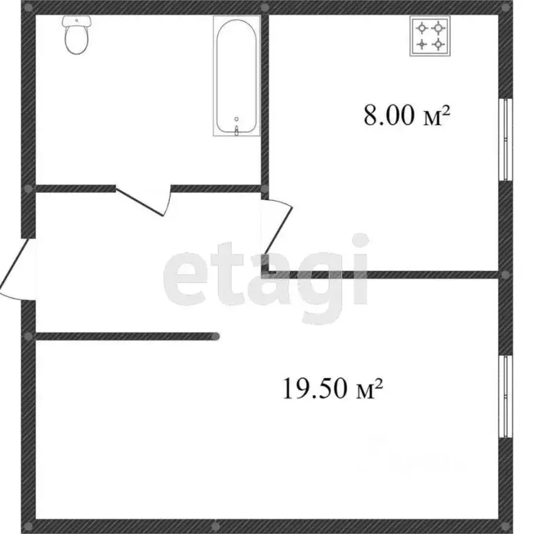 1-к кв. Костромская область, Кострома Венеция мкр, 62 (31.1 м) - Фото 2
