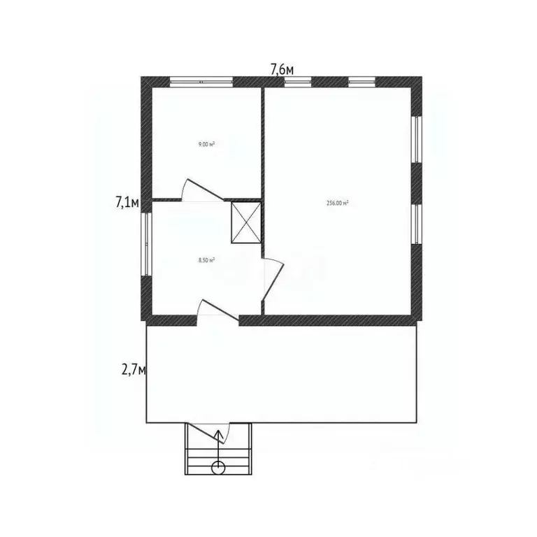 Дом в Новосибирская область, Коченево рп ул. Калинина, 108 (58 м) - Фото 2