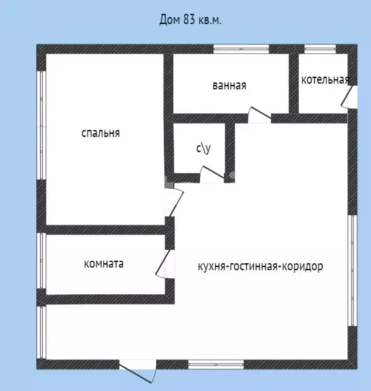 Дом в Краснодарский край, Белореченск ул. Ленина (83 м) - Фото 1