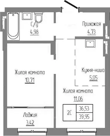 2-к кв. Новосибирская область, Новосибирский район, Краснообск рп ... - Фото 0