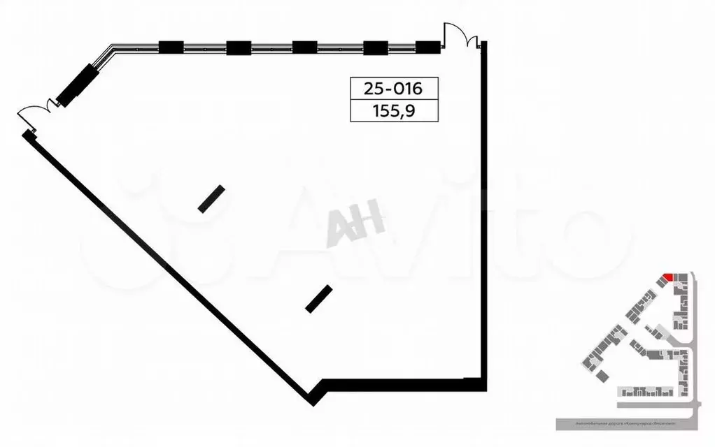 Продажа магазина 155.9 м2 Коммунарка Калужское - Фото 1