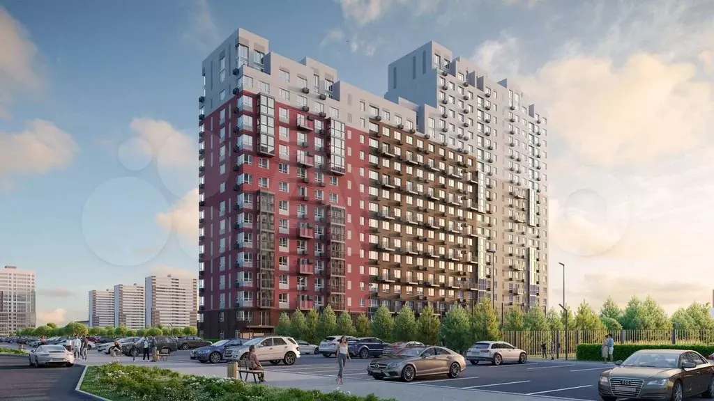 1-к. квартира, 31,3 м, 11/21 эт. - Фото 1