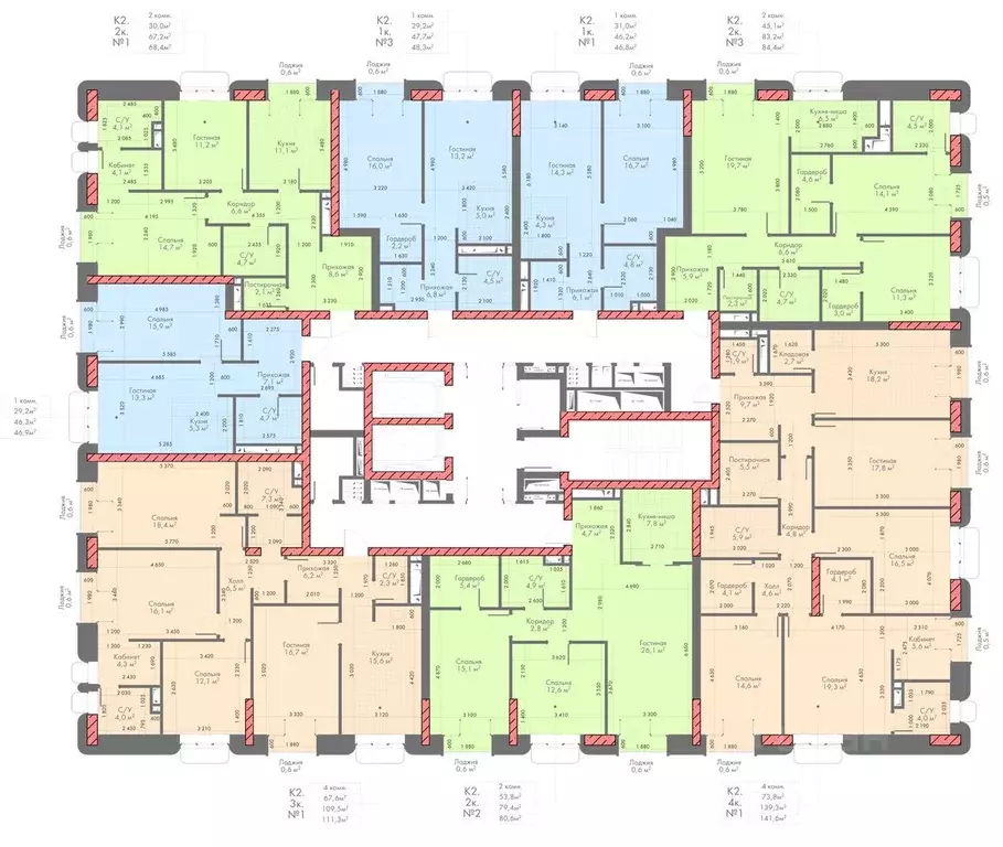 1-к кв. Северная Осетия, Владикавказ Первомайская ул. (46.9 м) - Фото 2