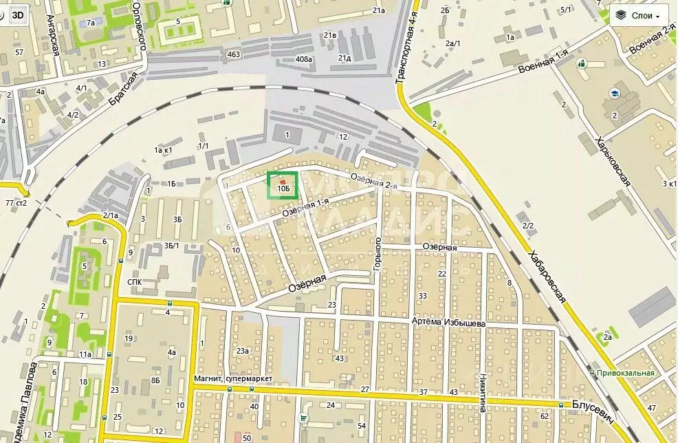 Участок в Омская область, Омск Привокзальный мкр, ул. 2-я Озерная, 10А ... - Фото 1