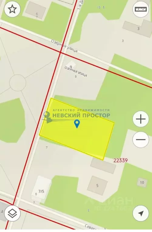 Участок в Санкт-Петербург пос. Комарово, ул. 1-я Дачная, 7 (20.4 сот.) - Фото 1