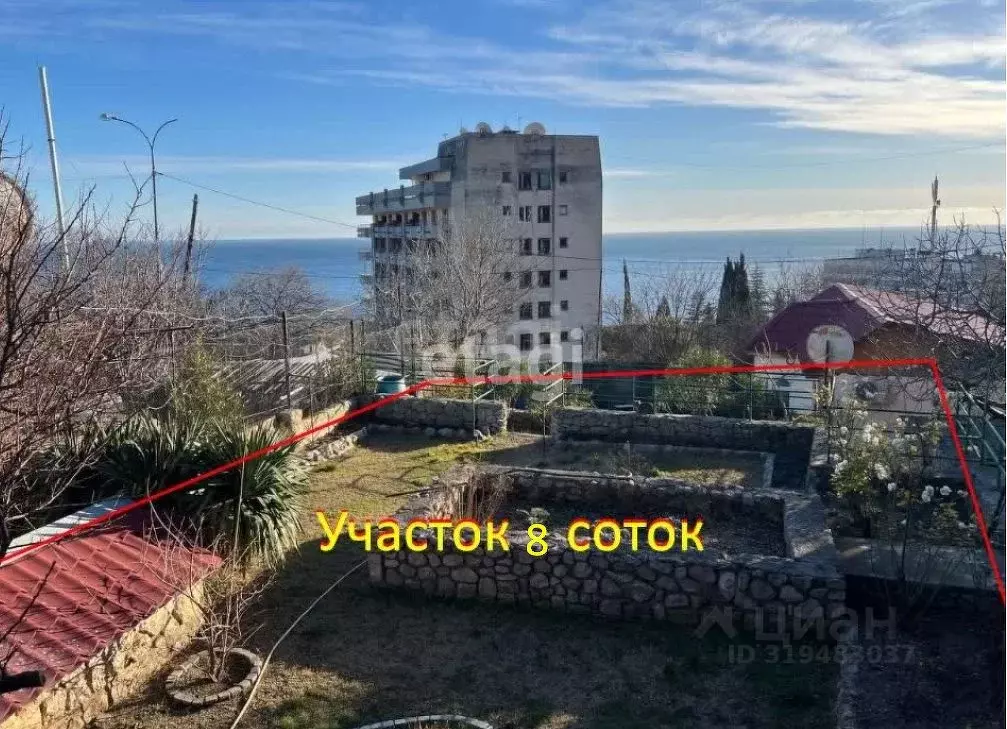Участок в Крым, Ялта муниципальный округ, Кореиз пгт, пос. Мисхор  ... - Фото 0