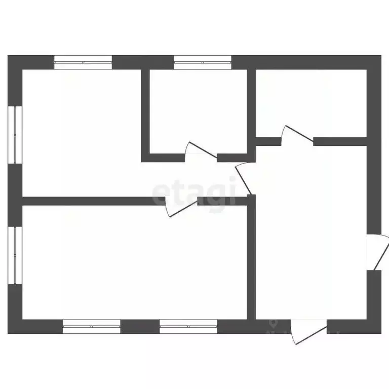 Дом в Нижегородская область, Навашино ул. Пятницкого, 35 (50 м) - Фото 1