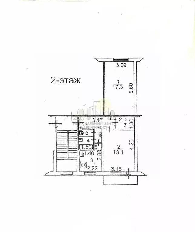 2-к кв. Иркутская область, Иркутск Байкальская ул., 272 (47.5 м) - Фото 2