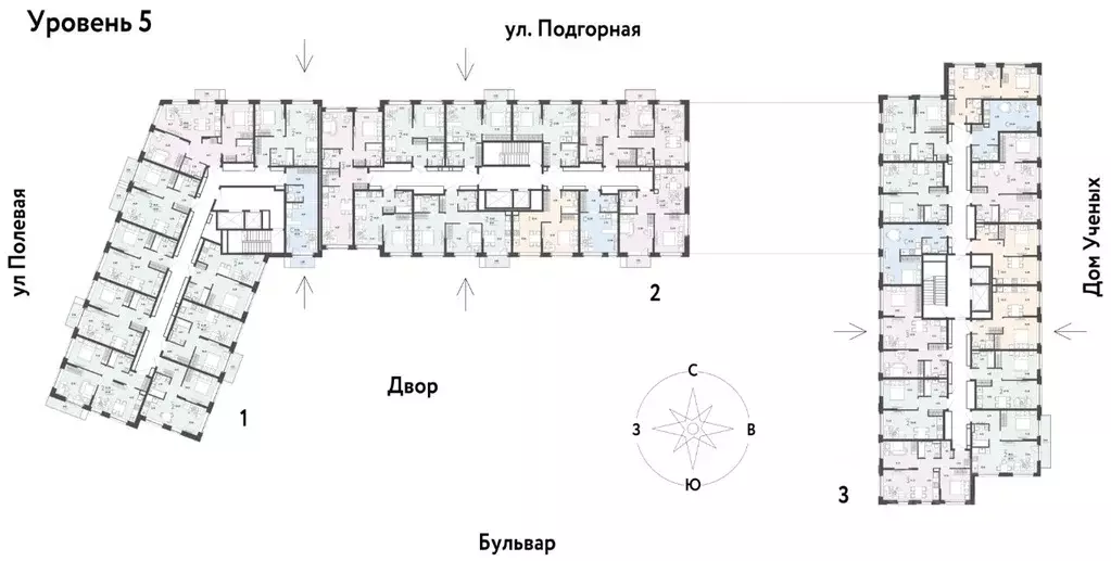 2-к кв. Тюменская область, Тюмень Подгорная ул., 73 (54.5 м) - Фото 1