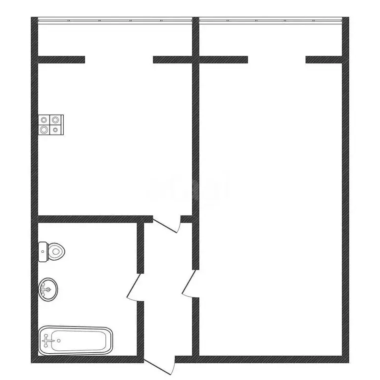 1-комнатная квартира: Черкесск, Октябрьская улица, 9Нк2 (51.3 м) - Фото 2