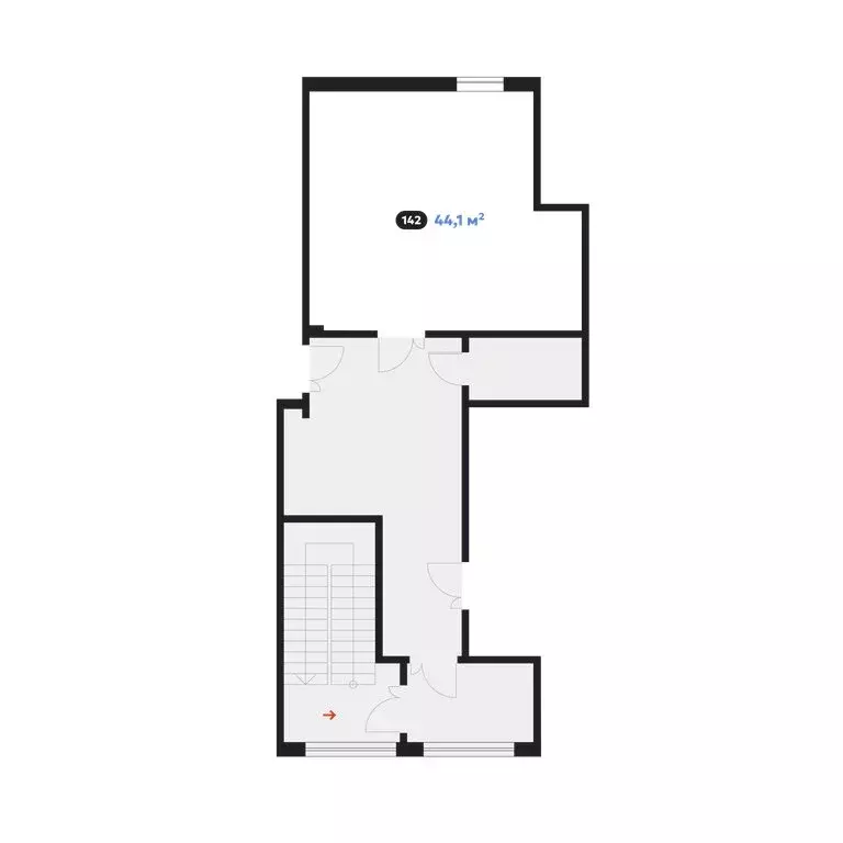 Помещение свободного назначения (44.1 м) - Фото 1