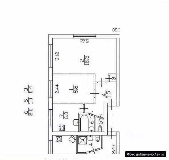 2-к кв. Санкт-Петербург, Санкт-Петербург, Колпино Пролетарская ул., ... - Фото 2