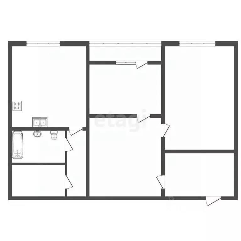 3-к кв. Ленинградская область, Сертолово Всеволожский район, Черная ... - Фото 2