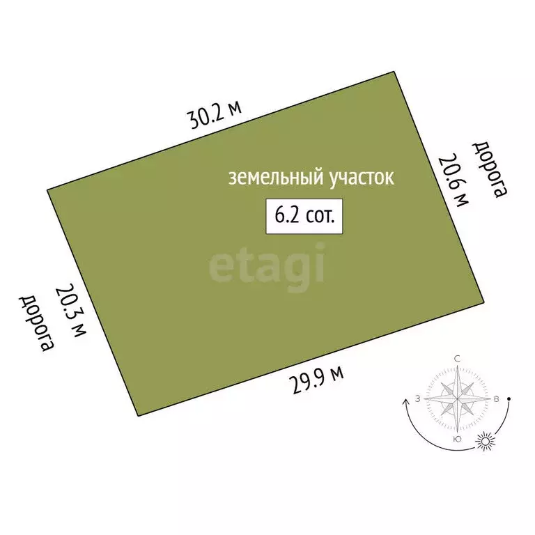 Участок в Тюмень, СНТ Надежда-3, 6-я улица (6.16 м) - Фото 1