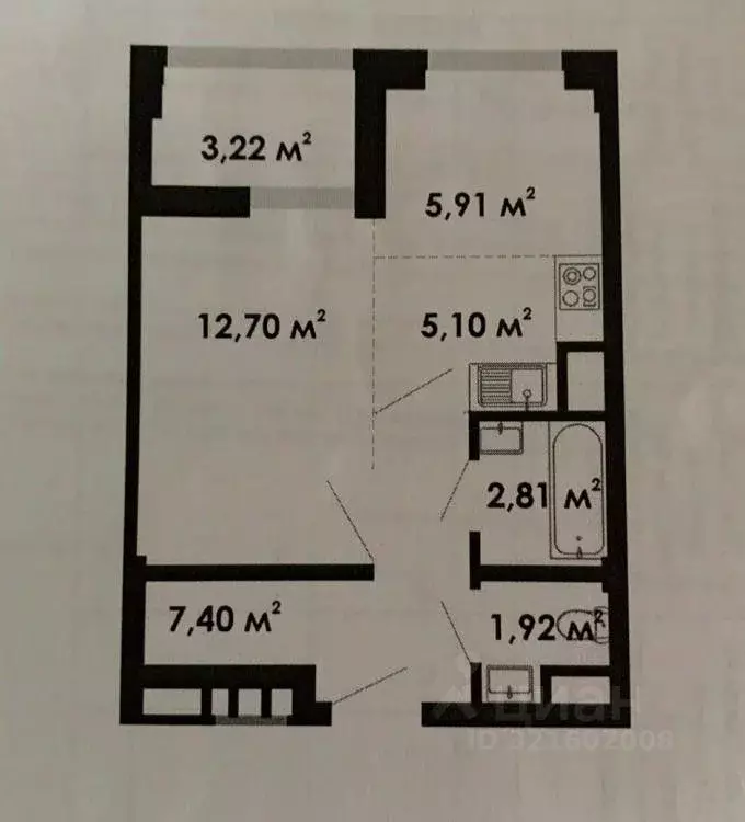 1-к кв. Иркутская область, Иркутский муниципальный округ, Маркова рп ... - Фото 1