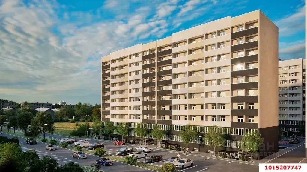 Студия Краснодарский край, Краснодар ул. Им. Сорока А.М. (22.9 м) - Фото 2