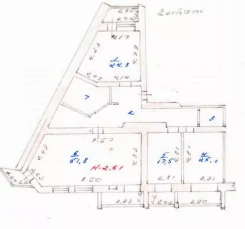 3-к кв. Ивановская область, Иваново ул. Смирнова, 83 (156.8 м) - Фото 1