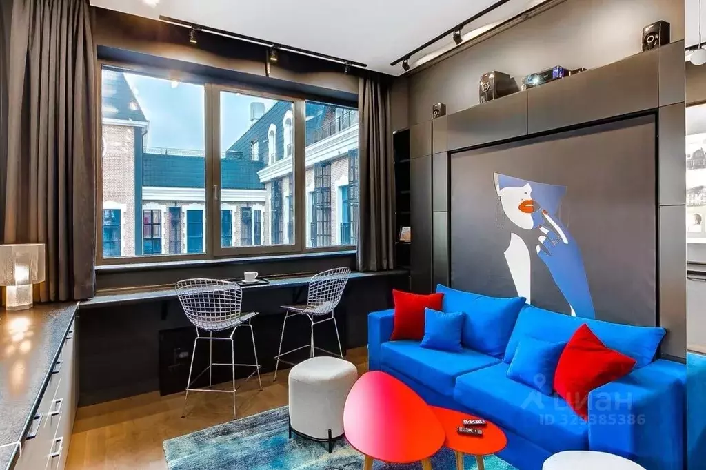 Студия Москва Нижняя Красносельская ул., 35С49 (28.0 м) - Фото 1