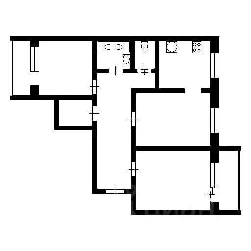 3-к кв. Коми, Ухта Интернациональная ул., 11 (66.4 м) - Фото 1