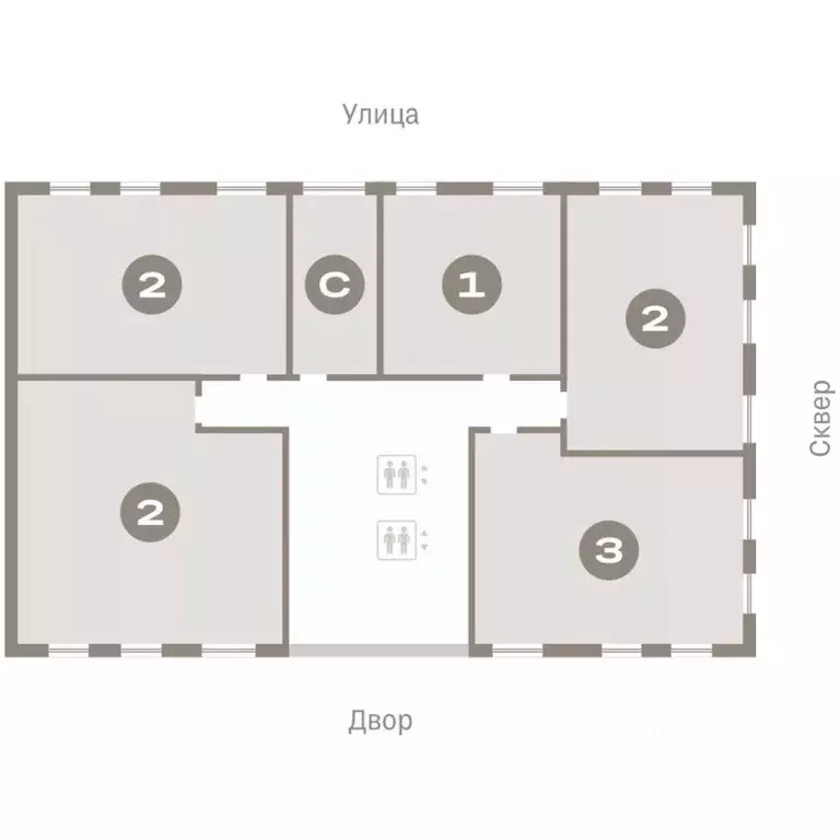 1-к кв. Курганская область, Курган Центральный жилрайон, Дом Кино ... - Фото 1