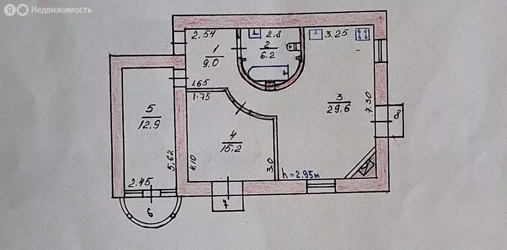 3-комнатная квартира: Симферополь, Севастопольская улица, 25 (74.3 м) - Фото 1