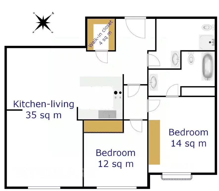 3-к кв. Москва Часовая ул., 23к1 (86.0 м) - Фото 1