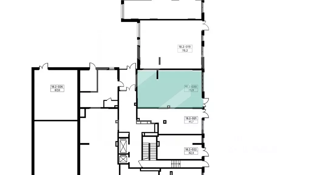 Помещение свободного назначения в Москва бул. Скандинавский, 23к2 (74 ... - Фото 2