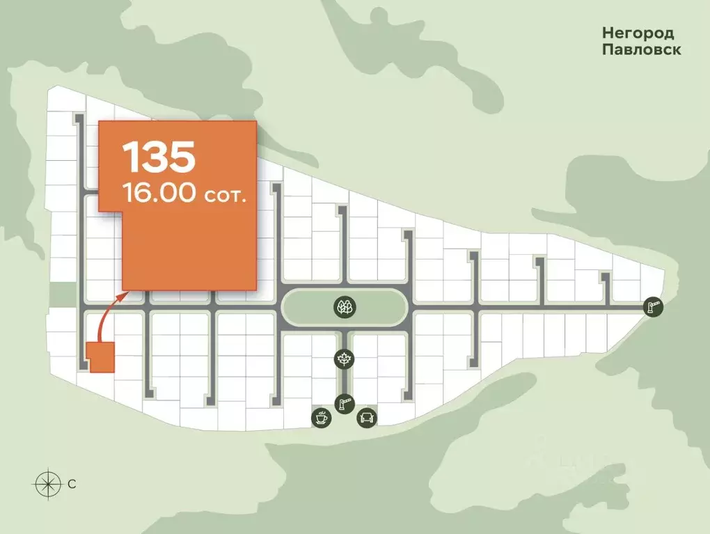 Участок в Санкт-Петербург, Санкт-Петербург, Павловск Негород Павловск ... - Фото 2