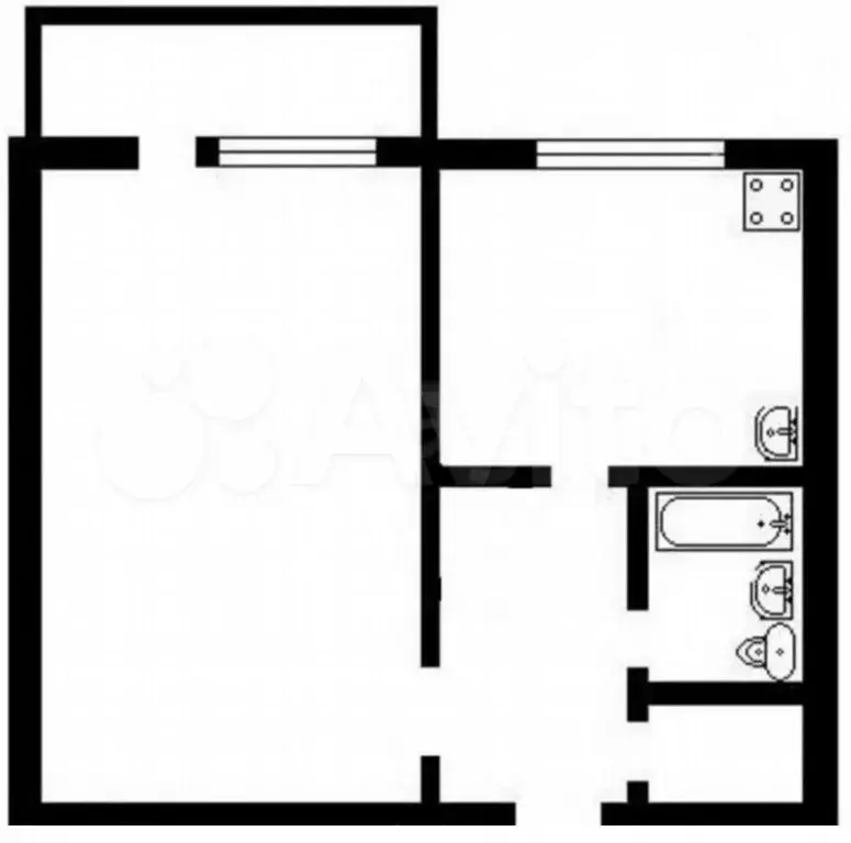 1-к. квартира, 31 м, 5/9 эт. - Фото 0