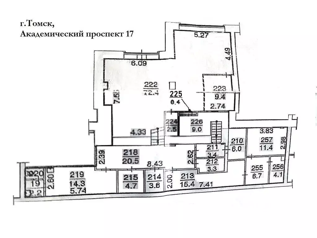 Помещение свободного назначения в Томская область, Томск Академгородок ... - Фото 2