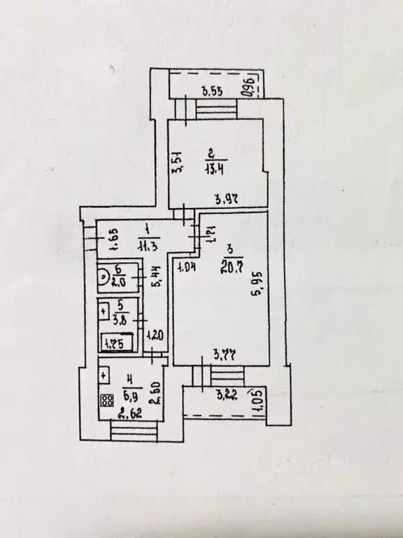 2-к кв. Кировская область, Киров Ульяновская ул., 20 (58.1 м) - Фото 1