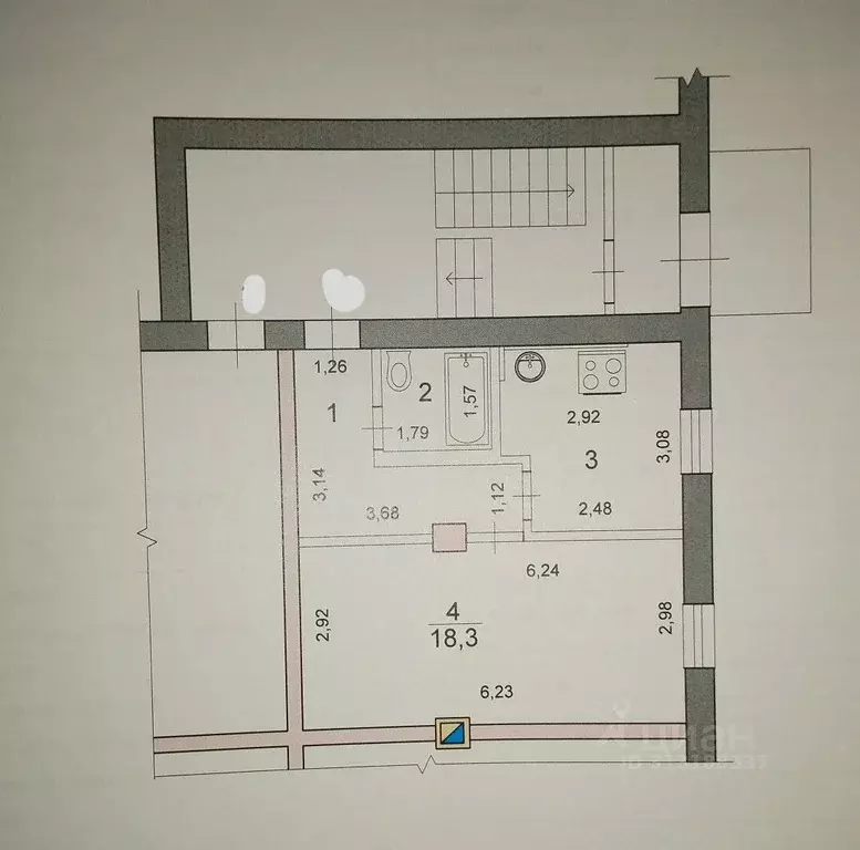 1-к кв. Волгоградская область, Волгоград ул. Тулака, 38 (35.9 м) - Фото 1